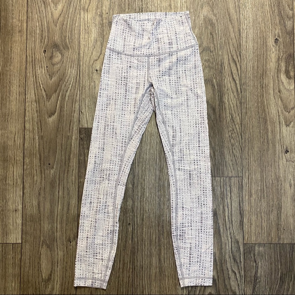 LULULEMON GREY/LAVENDER ALIGN 25”, size 2